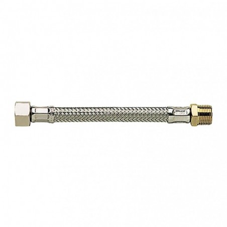 FLEXIBLE INOX 13mm FEMELLE 3/4" / MALE 1/2" 30CM