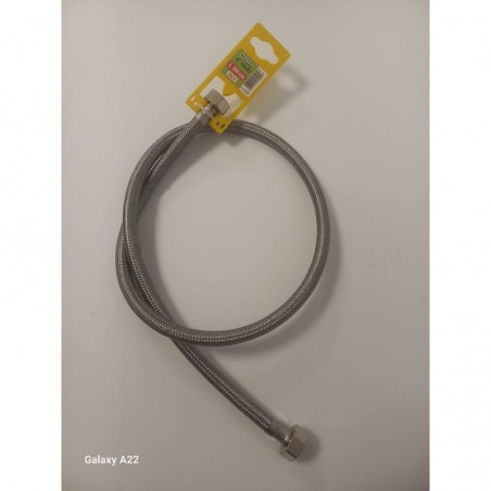 FLEXIBLE INOX 8MM FEMELLE / FEMELLE 1/2" 100CM