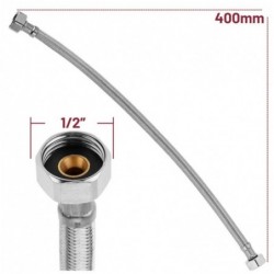 FLEXIBLE INOX 8MM FEMELLE / FEMELLE 1/2" 100CM