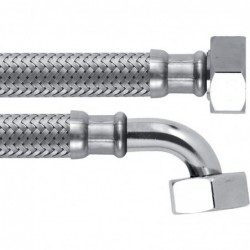 FLEXIBLE INOX FEMELLE / FEMELLE 1/2" 100CM
