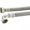 FLEXIBLE INOX FEMELLE / FEMELLE COUDE 1/2" 100CM