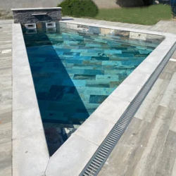 CANIVEAU GRILLE PASSERELLE NOIRE 1M HT 100MM