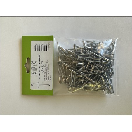 RIVET AVEUGLE 4,8 X 12 /100 PCS