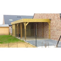 ANCRE POTEAU A VISSER 91mm BASE 210x65x6MM