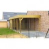 ANCRE POTEAU A VISSER 91mm BASE 210x65x6MM