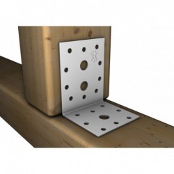 EQUERRE ASSEMBLAGE INEGALE 80X60X60X2,5MM