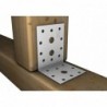 EQUERRE ASSEMBLAGE INEGALE 80X60X60X2,5MM