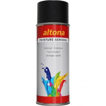 ALAC AEROSOL NOIR FERRONNERIE MAT 400ML