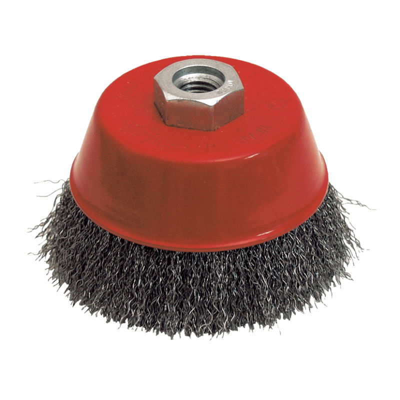 BROSSE METAL ONDULE Ø 100 M14