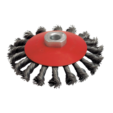 BROSSE METAL TORSADE Ø 115 M14