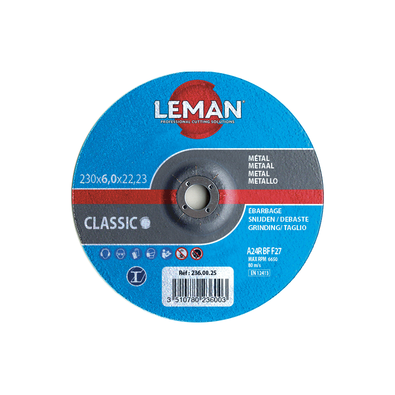 DISQUE EBARBAGE Ø230 x 6MM