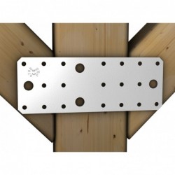 PLATINE PERFOREE 205X90X3MM