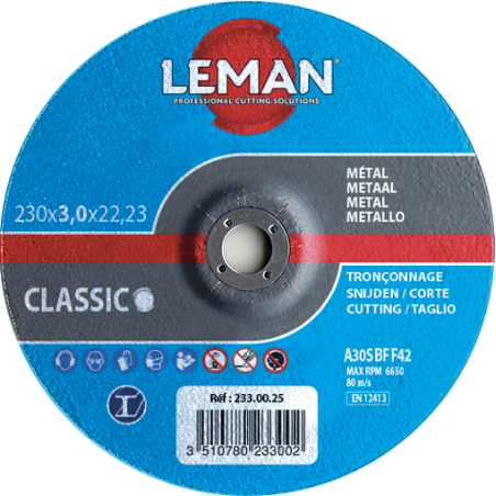 DISQUE TRONÇONNAGE Ø 230