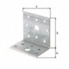 EQUERRE ASSEMBLAGE INEGALE  60X40X60X2.5MM