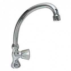 ROBINET LAVE MAINS CHROME A BEC