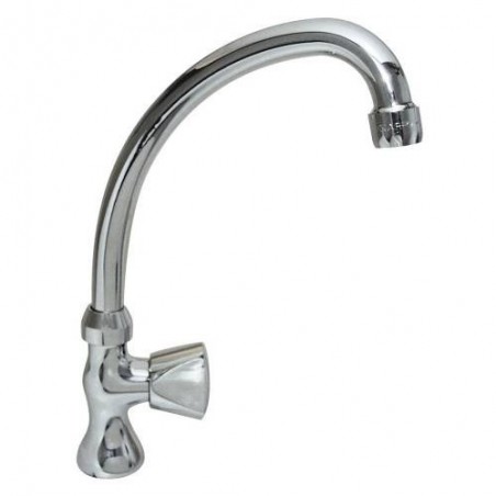 ROBINET LAVE MAINS CHROME A BEC