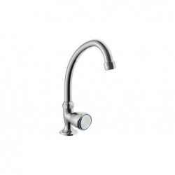 ROBINET LAVE MAINS CHROME A BEC