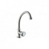 ROBINET LAVE MAINS CHROME A BEC