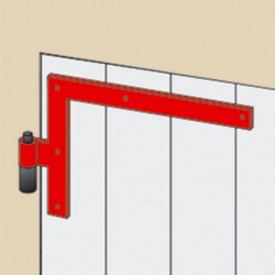 PENTURE EQUERRE GAUCHE 300X250X4MM