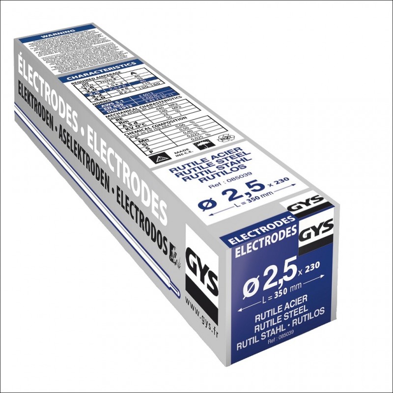 ELECTRODE ACIER Ø 2,5 MM