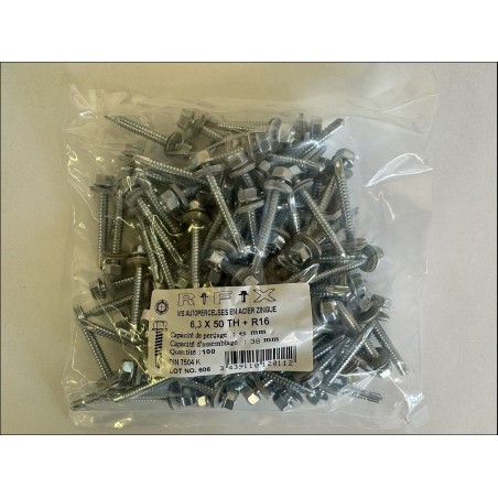 VIS AUTOPERCEUSE 6,3 X 50 /100 PCS