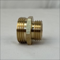 MAMELON DOUBLE MALE REDUIT M15/21 M12/17