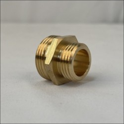 MAMELON DOUBLE MALE REDUIT M15/21 M12/17