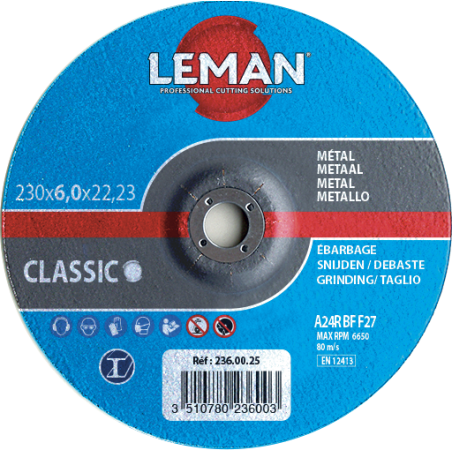 DISQUE EBARBAGE Ø125 x 6MM