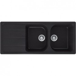 EVIER RESINE NOIR 2C