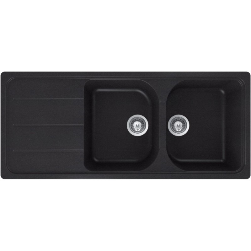EVIER RESINE NOIR 2C