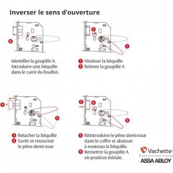SERRURE POUR CYLINDRE AX40