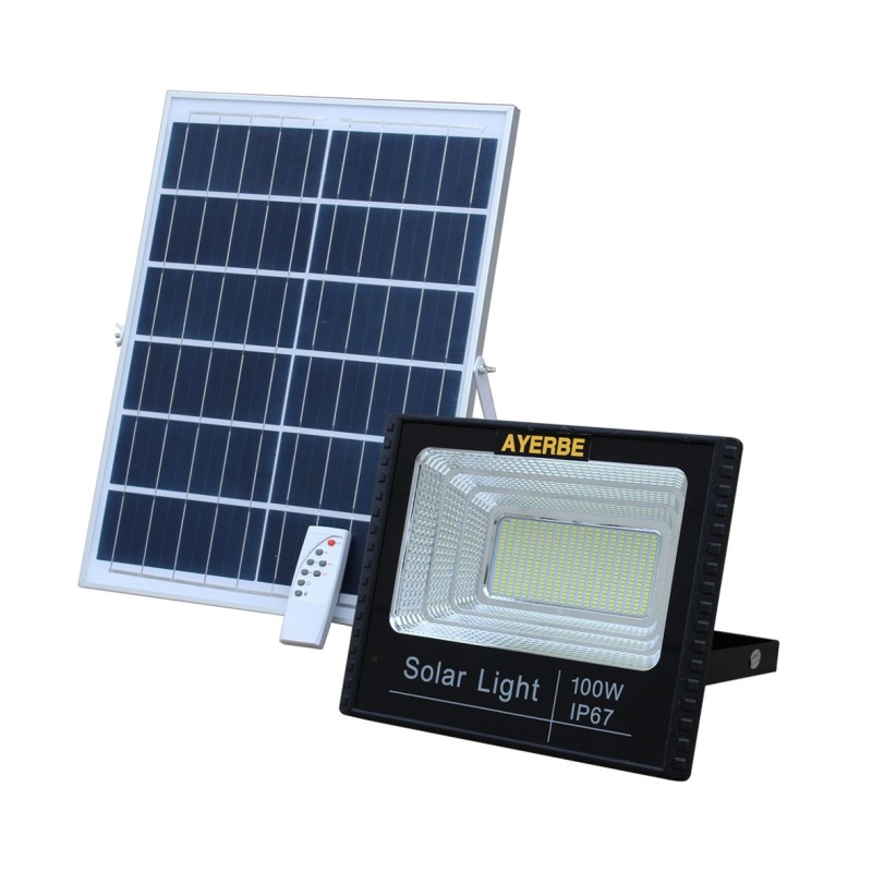 PROJECTEUR LED SOLAIRE 100W