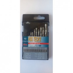 COFFRET 13 FORETS HSS M2 TECN'X Ø 1,5  A  6,5 MM