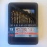 COFFRET 19 FORETS HSS COBALT 5% Ø 1 A 10 MM