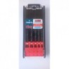 COFFRET 5 FORETS ACIER LAMINE Ø 3 A 8 MM