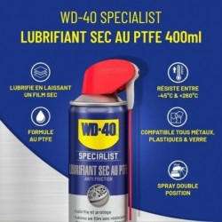 WD-40 LUBRIFIANT A SEC 400ML