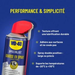 WD-40 GRAISSE EN SPRAY 400ML