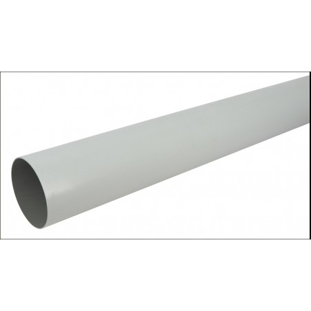 DESCENTE GOUTIERE RONDE GRISE Ø100 MM X 4M