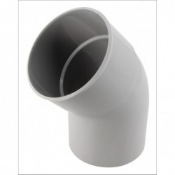 COUDE A COLLER 45° MALE/FEMELLE GRIS CT4GT