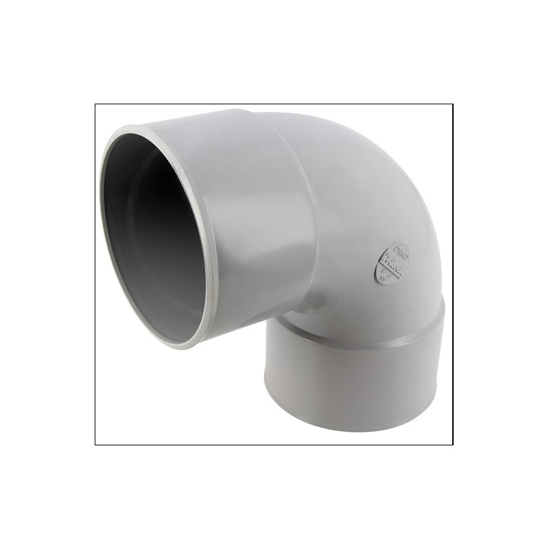 COUDE A COLLER 87°30 FEMELLE/FEMELLE GRIS CT88GT