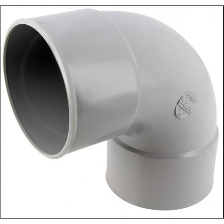 COUDE A COLLER 87°30 FEMELLE/FEMELLE GRIS CT88GT