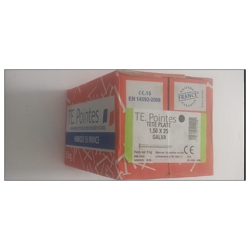 POINTES GALVA TP 5KG