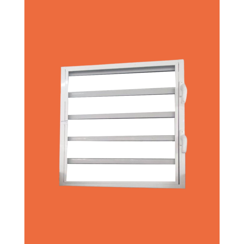 ALUSINAN JALOUSIE 1000X1000MM BLANC X2 POIGNEES