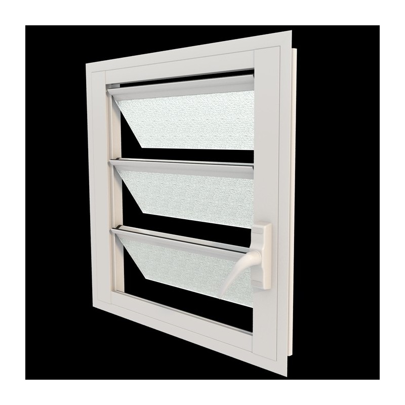 ALUSINAN JALOUSIE 600X600MM BLANC