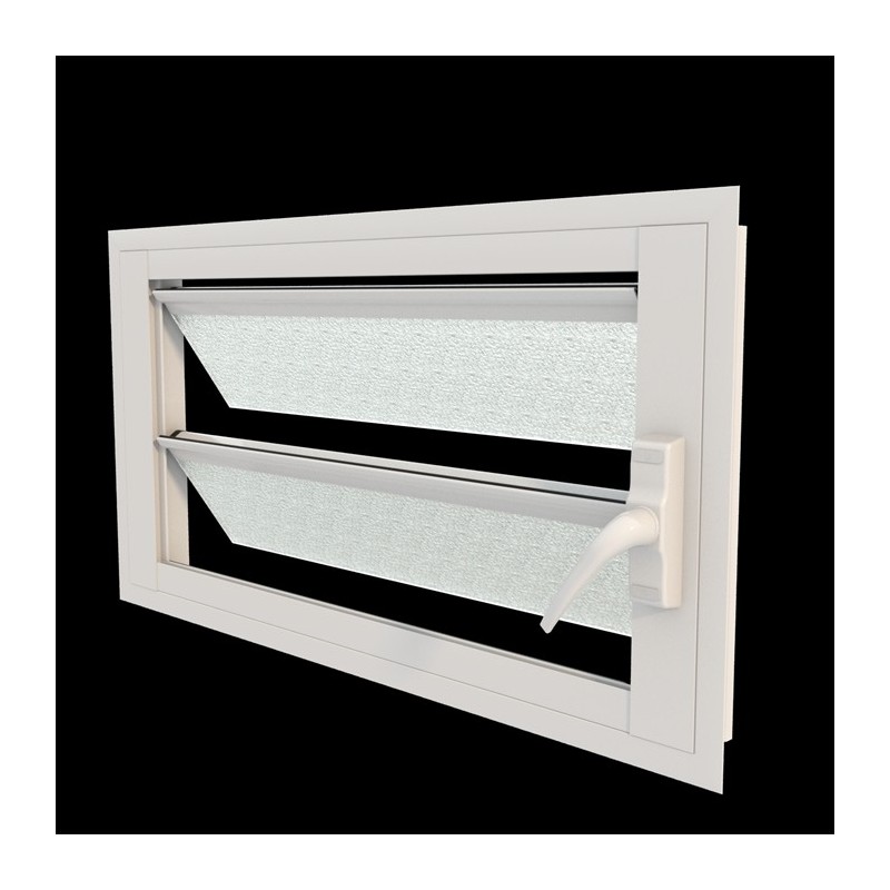 ALUSINAN JALOUSIE 800X400MM BLANC