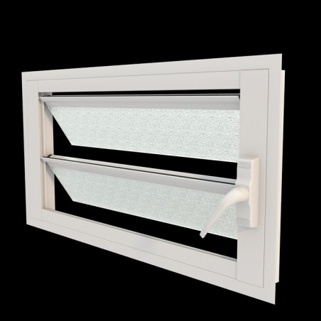ALUSINAN JALOUSIE 800X400MM BLANC