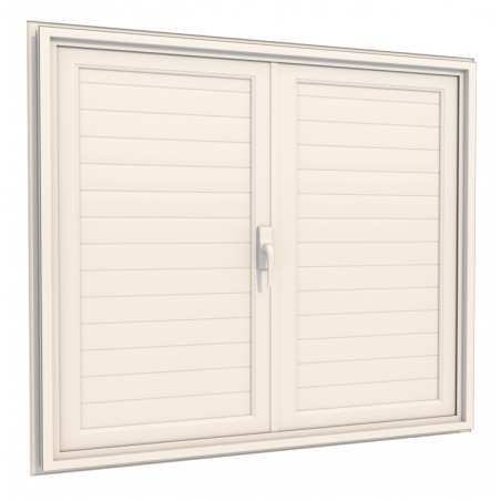 ALUSINAN VOLET FENETRE 2 BATTANTS BLANC
