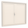 ALUSINAN VOLET FENETRE 2 BATTANTS BLANC
